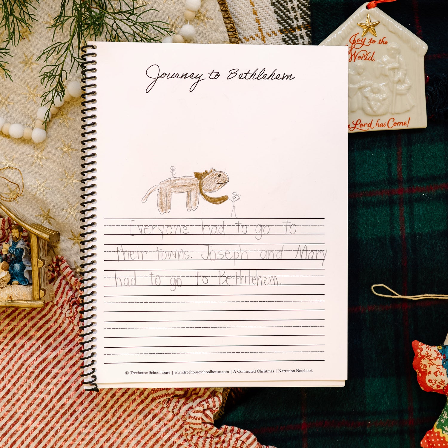 A Connected Christmas Narration Notebook
