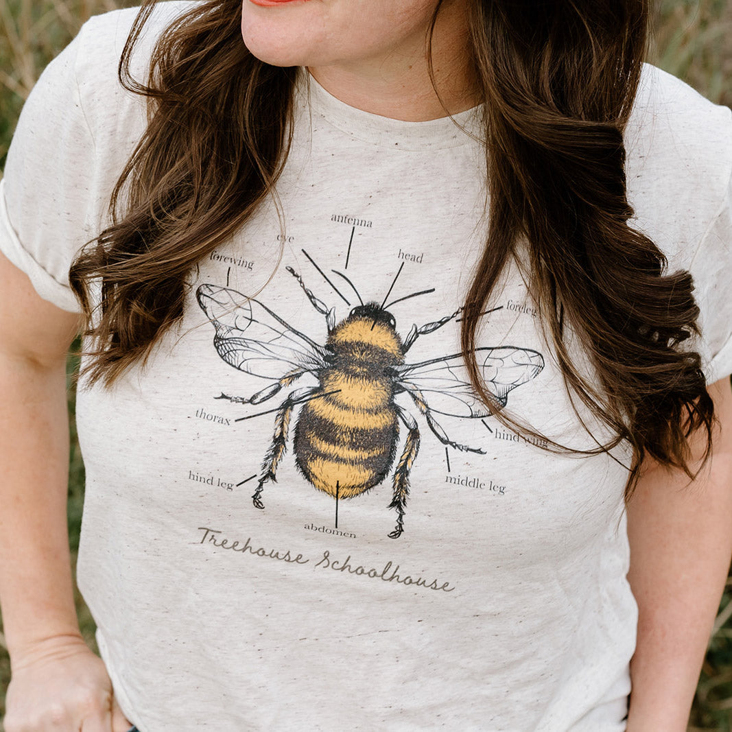 Unisex Bee Anatomy T-Shirt