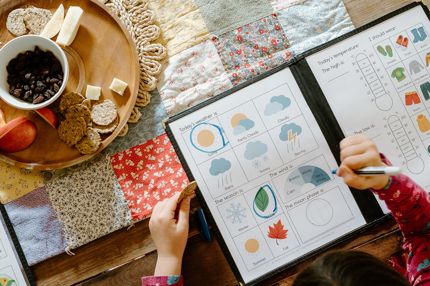 Traceable Monthly Calendar for Kids