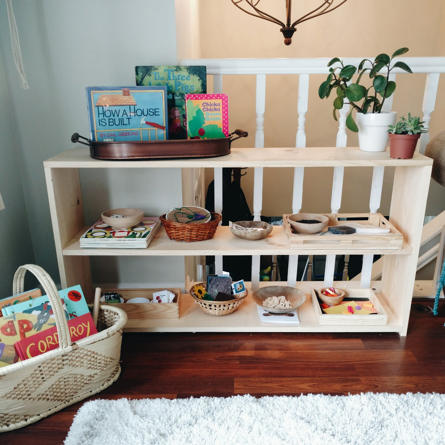 Tot Tray Shelf and Ideas