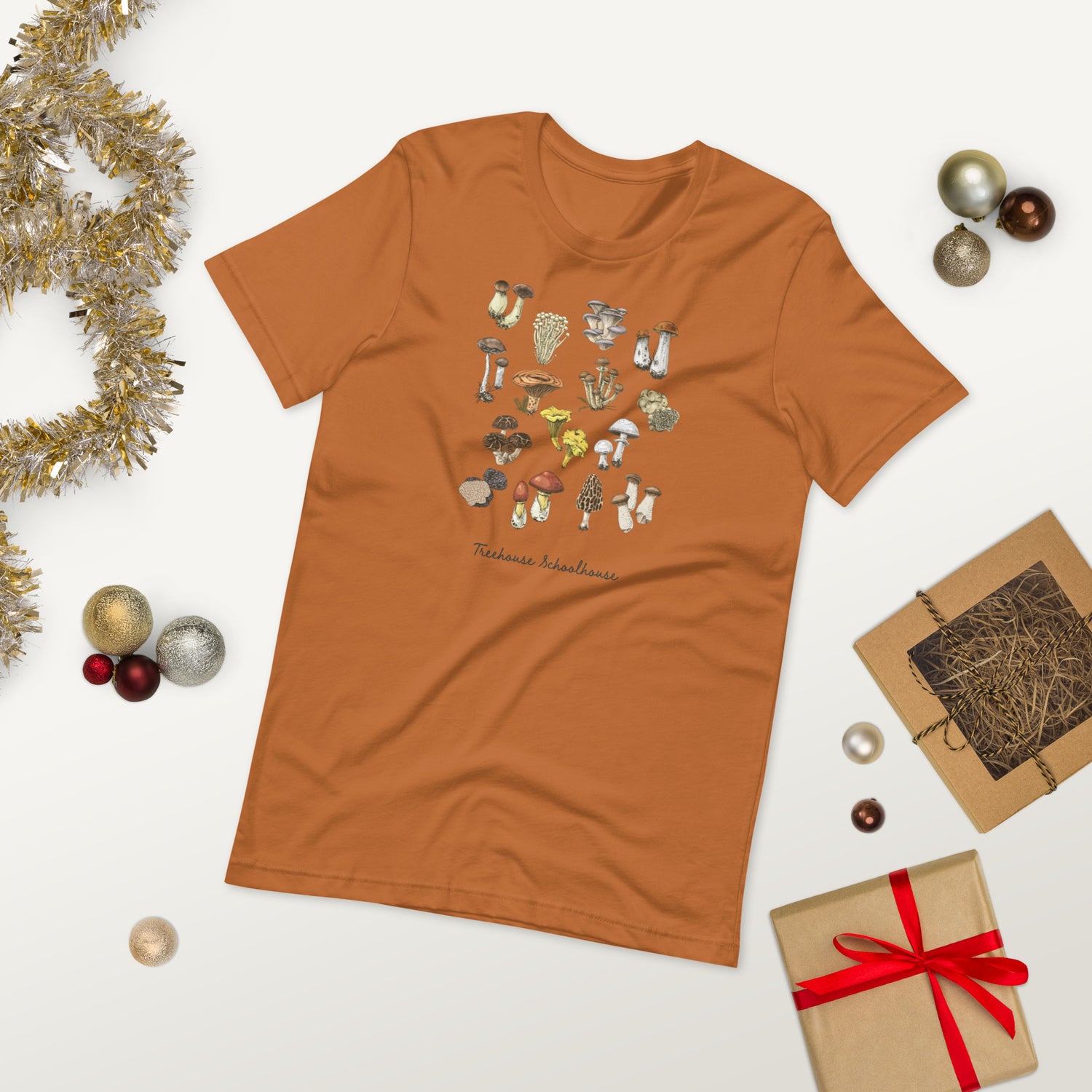 Unisex Mushroom Varieties T-Shirt